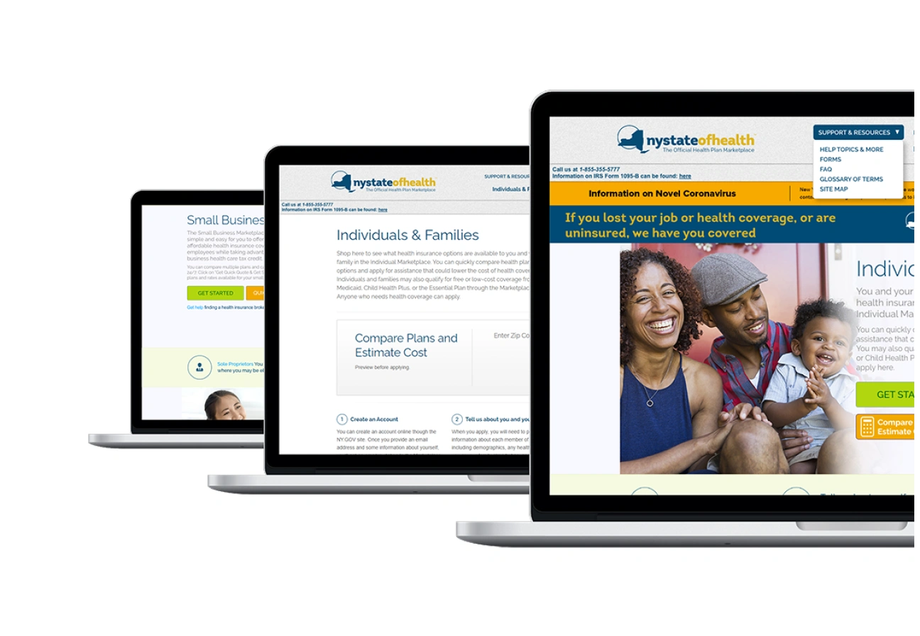 NYSOH Log In Updates case study preview image